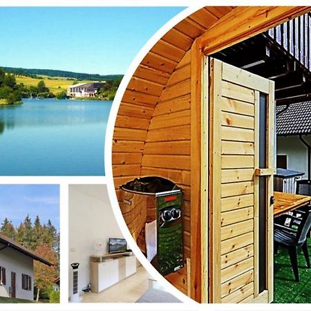 Seepark Kirchheim Ferienhaus Bei Vera Mit Sauna Exteriér fotografie