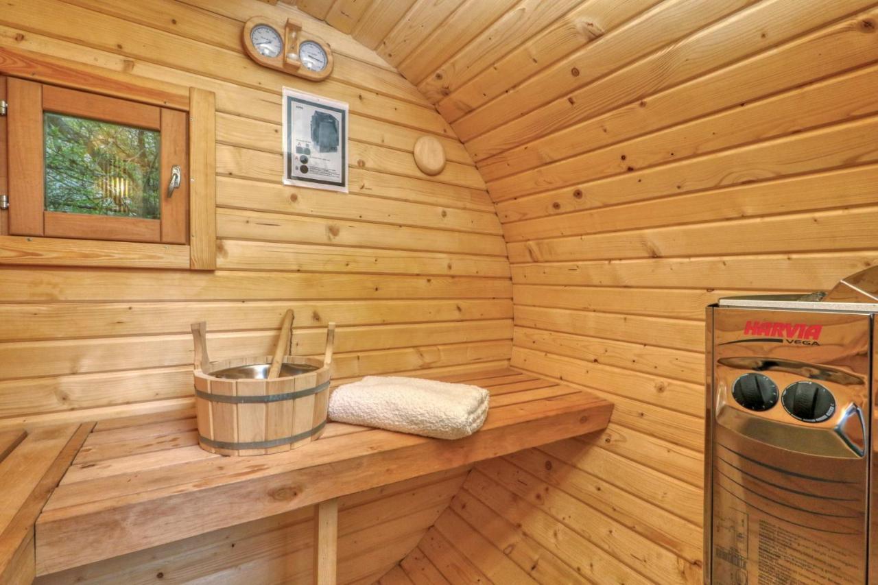 Seepark Kirchheim Ferienhaus Bei Vera Mit Sauna Exteriér fotografie
